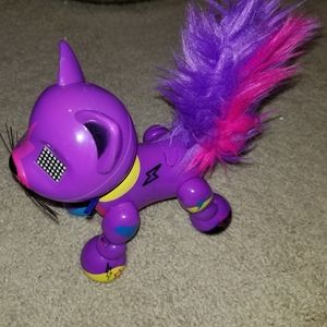 Zoomer Kitty Purple Lucky Interactive Toy